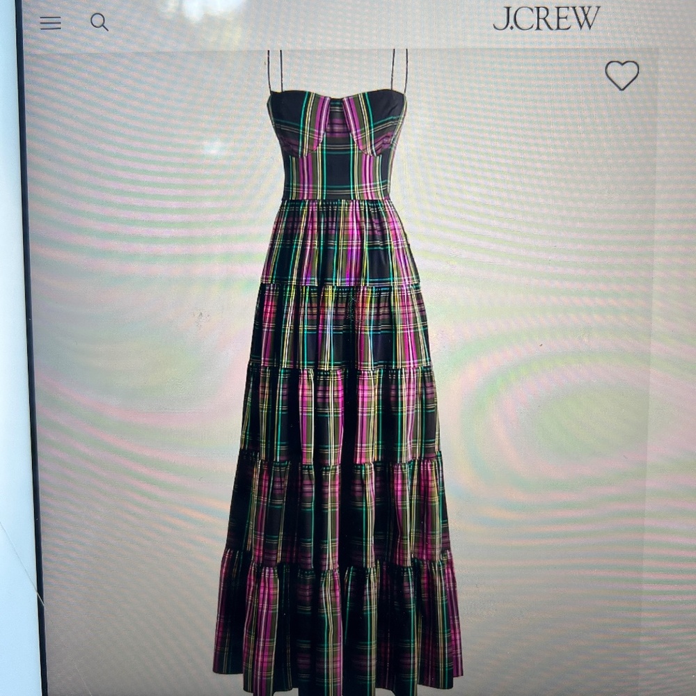 J Crew Stewart Tartan Dress